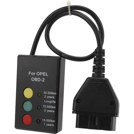 OBD2 Olie Service Inspectielamp Reset Diagnostisch Hulpmiddel Auto Reparatie Hulpmiddel Vervanging voor OPEL Astra black