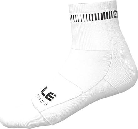 Alé Socks Logo Q-Skin - Wit-zwart - 40-43