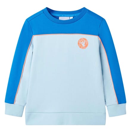 vidaXL - Kindertrui - 140 - felblauw - en - lichtblauw