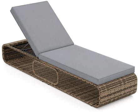 Ligbed - Kampeerbed - Veldbed - Stretcher- Campingbedje - 1 Persoon - Grijs