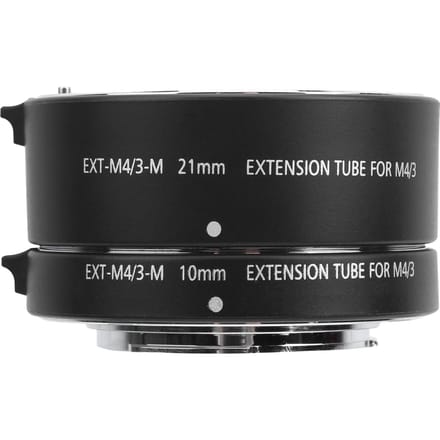 Mcoplus 10mm 21mm Macro Autofocus Close-up Adapterring voor Olympus M43 Mount Camera black