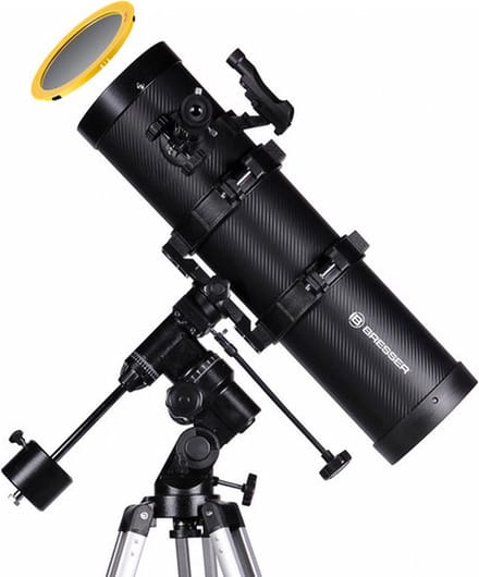 Bresser Telescoop - Spica 130/650 - EQ3 - Spiegeltelescoop - Smartphone Camera Adapter - Statief - Zonnefilter