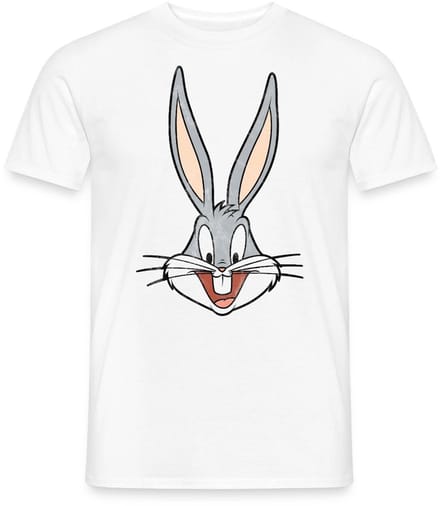 Looney Tunes Bugs Bunny Distressed T-Shirt Heren