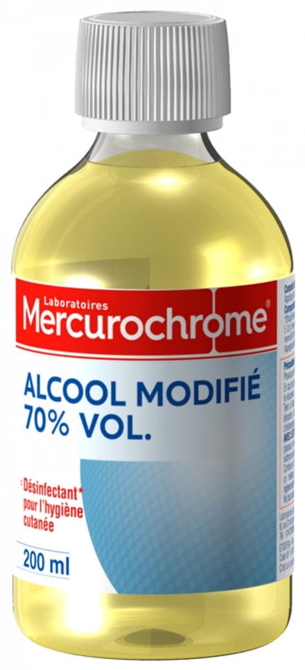 Mercurochrome Gemodificeerde Alcohol 70% vol 200 ml