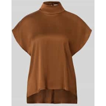Regular fit blouse van satijn model 'ALARIA'