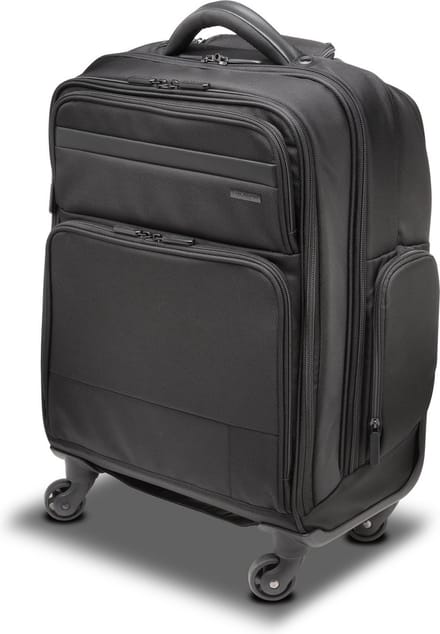 Kensington Contour 17" Overnight Roller Laptoptas - Laptoptrolley - Waterafstotend - Zwart