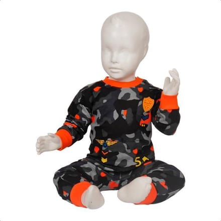 Fun2wear Jongens Pyjama Leger Oranje 68