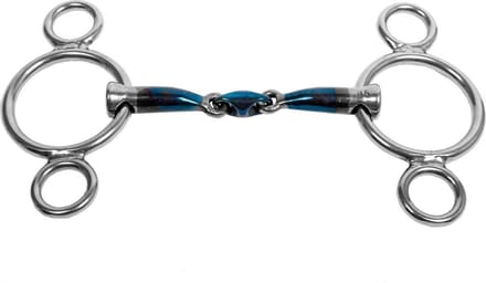 Trust Sweet iron-pony 3 ring-eliptical-12mm   Dubbel gebroken