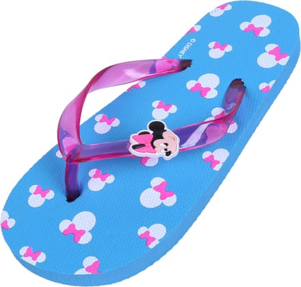 Blauwe meisjes teenslippers Minnie Disney / 30-31 EU