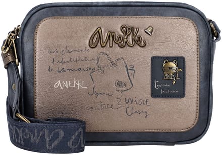 Anekke schoudertas Boutique 3 Compartment Crossbody Bag Multicolor donkerblauw