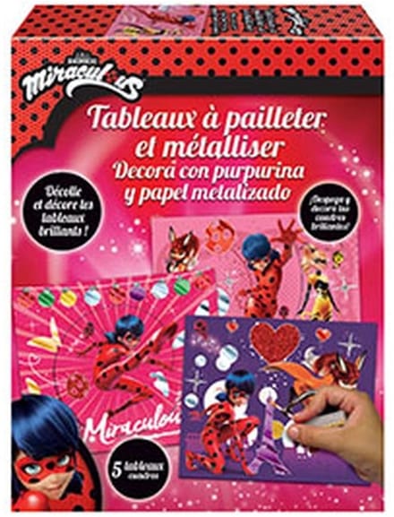 Educa glitterborden Miraculous Ladybug knutselset voor kinderen.