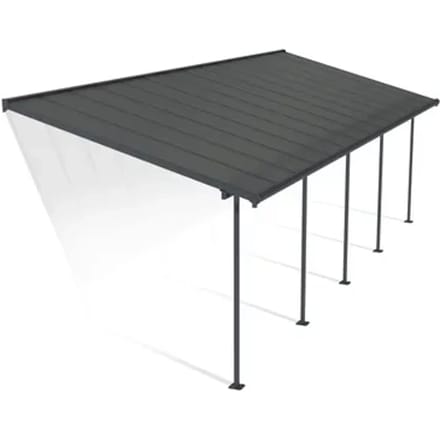 Palram | Canopia - Terrasoverkapping Capri - Grijs - 860x295x299cm
