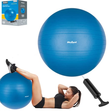 Rebel Active Serie - Revalidatie Gymnastiekbal - 55cm - Anti-barst - Antislip