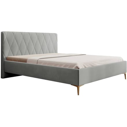Bedframe Ticaro velvet 140 x 200 cm | Selsey Design