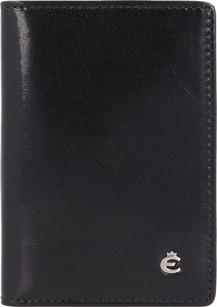 Esquire Toscana Etui voor visitekaartjes Leer 7.5 cm - 20 Sleuven - schwarz