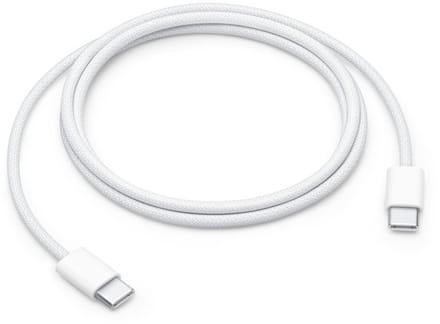 Apple - USB‑C Oplaadkabel - USB‑C naar USB‑C - 60W - 1m - Geweven - Wit