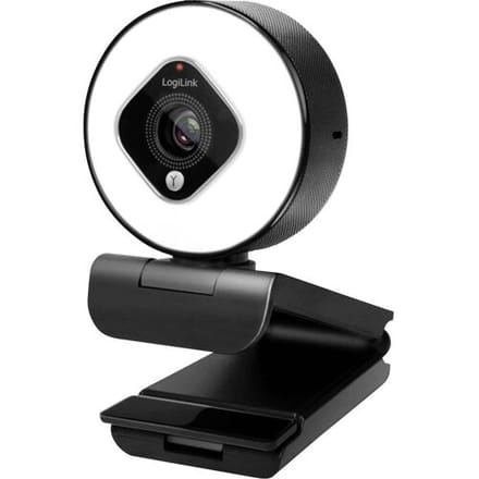 LogiLink UA0384 Full HD-webcam Klemhouder, Microfoon