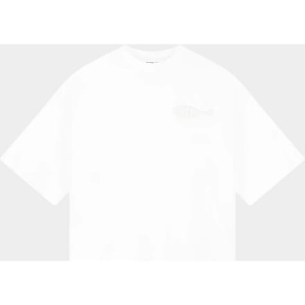 Stieglitz Tin Oversized Boxy T-shirt White Größe: L | Hemden Outlet | Damen | Weiß