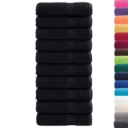 vidaXL - Badhanddoeken - SOLUND - 10 - st - 600 - g/m² - 100x150 - cm