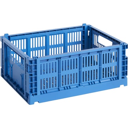 HAY Colour Crate Vouwkrat M recycled - electric blue