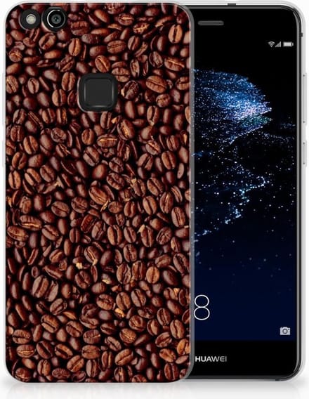 Huawei P10 Lite Siliconen Case Koffiebonen