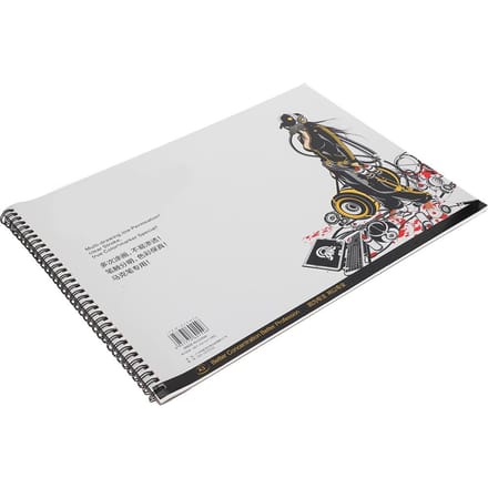 A3 Markers Papierblok Schilderij Layout Schetsboek Professionele Tekenaccessoires voor Studenten white