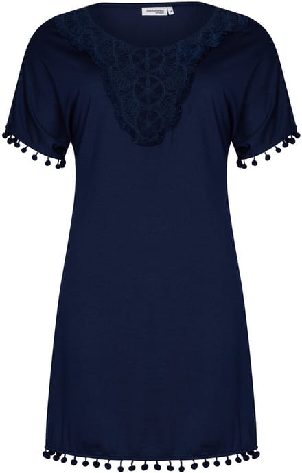 Pastunette Jurk Beach Breeze - Ecovero Viscose - Blauw - Maat 36
