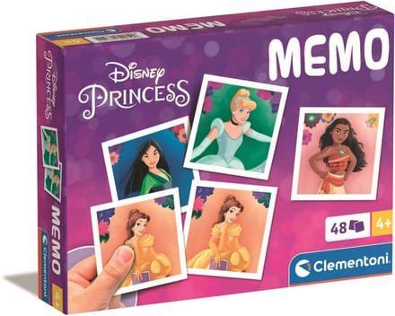 Clementoni - Memory voor kinderen - Disney Prinsessen - 48 Kaarten - Memory spel - Educatief Speelgoed - Vanaf 4 jaar