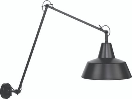 it's about RoMi Wandlamp Chicago - Zwart - 130x36x80cm - Binnen Modern