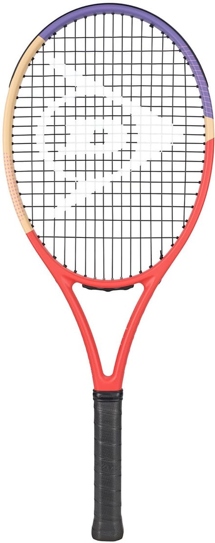 Dunlop- Tennis Racket- TRISTORM TEAM 100 G4 - Red/Peach/Purple