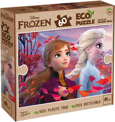 Lisciani - Frozen - Double face - eco puzzel - 60 stukjes