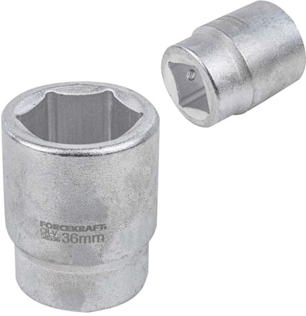 Forcekraft FK-58536 - Dopsleuteldop - 36mm - 6-kant - Cr-V