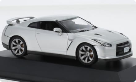 Nissan GT-R R35 2008 Zilver - Model 1/43 - First:43
