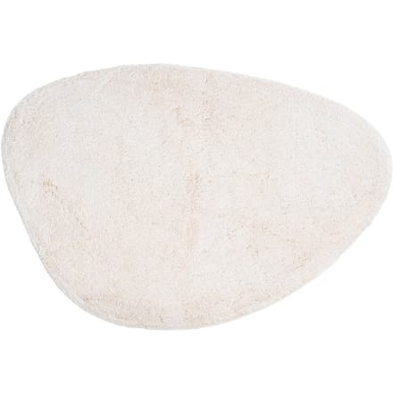 Badmat Beach - Creme 60 x 80 cm - Asymmetrische Katoenen Badmat