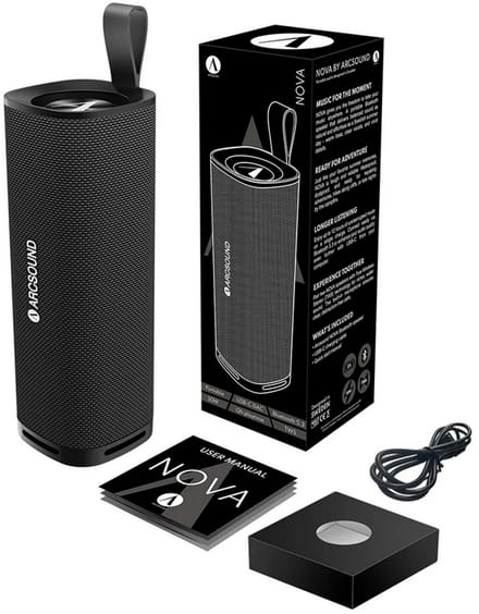 ARCSOUND NOVA Bluetooth speaker 30 Watt RMS/12 uur speeltijd/IPX6/True Wireless Mode/USB-C