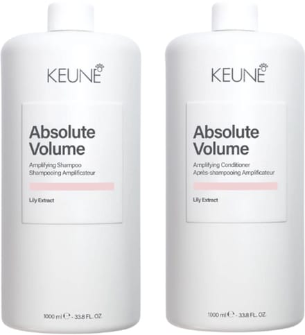 Keune Care Absolute Volume Shampoo 1000 ml & Conditioner 1000 ml