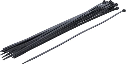 BGS Kabelbinder assortiment zwart 7,6 x 500 mm 20 delig