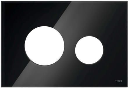 Tece TECEloop - Frontplaat voor bedieningsplaat TECEloop, zwart glas 9240674