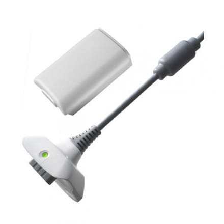 XBOX 360 controller accu met oplaadkabel - grijs