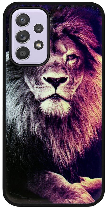 ADEL Siliconen Back Cover Softcase Hoesje Geschikt voor Samsung Galaxy A33 - Leeuw