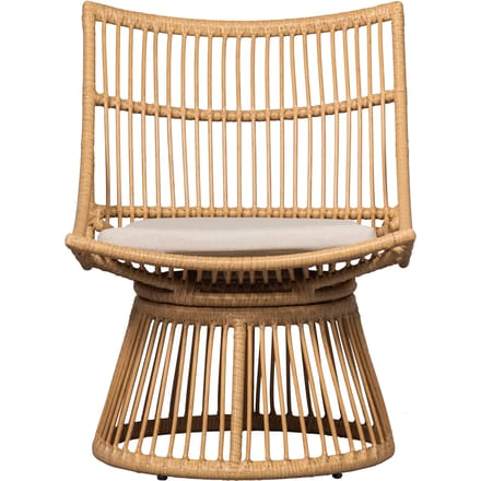 WOOOD Fauteuil Alatna - Wicker - Naturel - 80x64x53