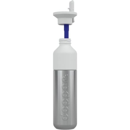 Dopper Flip Straw White + Steel 490ml Bundel