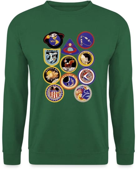 NASA Apollo-missie-insignes Sweater Heren