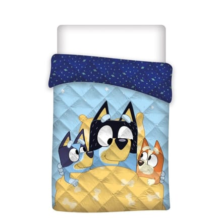 Bluey Sprei, Goodnight - Eenpersoons - 140 x 200 cm - Polyester
