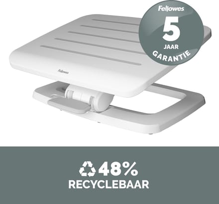 Fellowes Hana LT - voentensteun - voor bureau - ergonomisch - wit