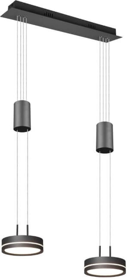 Trio Franklin - Hanglamp - Antraciet