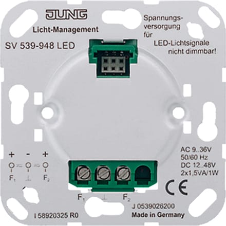 Jung Basiselement Universele Voeding 12/48V | SV539-948LED