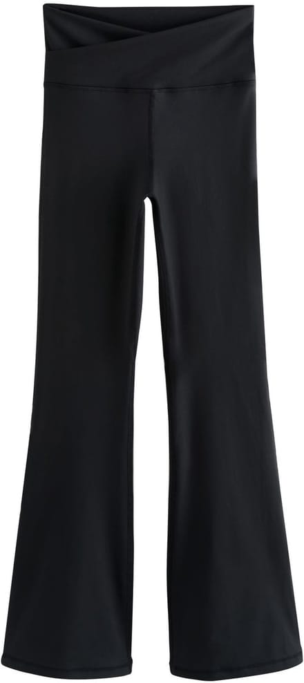 Next - Dames - Active balans wikkellegging met uitlopende pijpen - Zwart