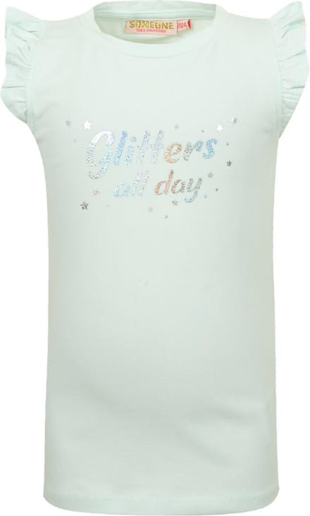 Meisjes t-shirt - Delphine-SG-02-D - Licht mint