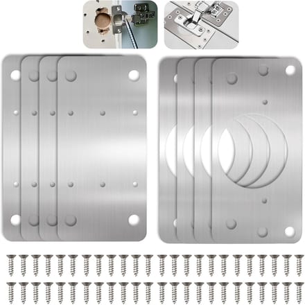 Solidchoice - Keukendeur Scharnier Reparatieplaat Set van 8